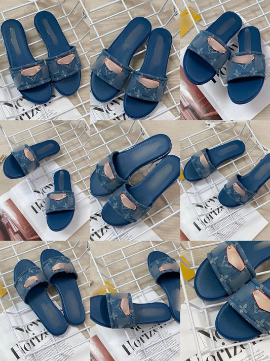Blue Sandals